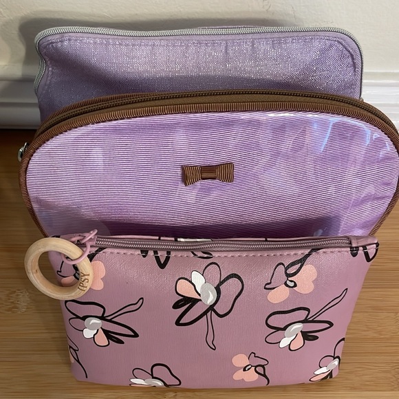 A Bundle of three # NWOT # Lavender Cosmetic Bag Set - Picture 2 of 8